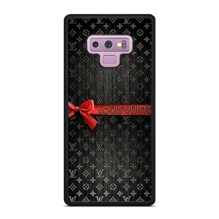 LOUIS VUITTON LV LOGO PATTERN RED RIBBON Samsung Galaxy Note 9 Case Cover