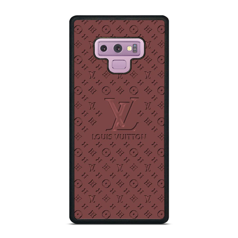 LOUIS VUITTON LV ROSE BROWN LOGO ICON Samsung Galaxy Note 9 Case Cover