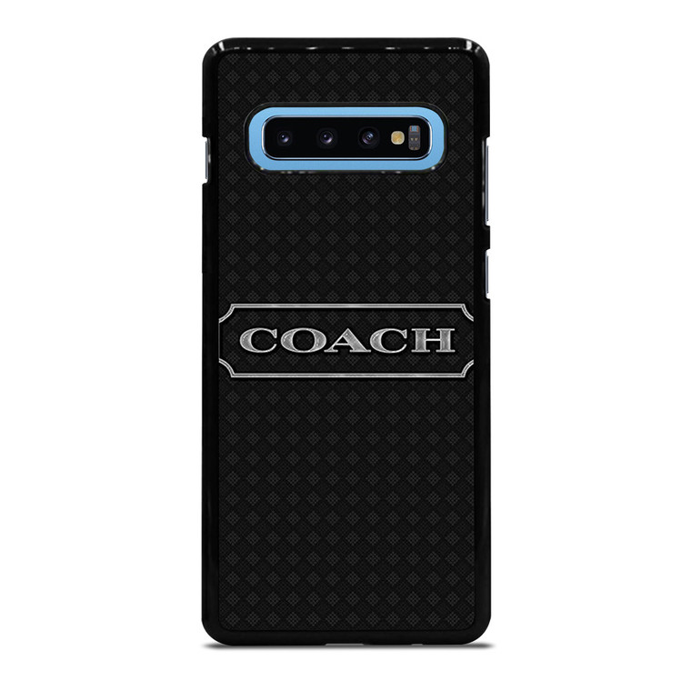 COACH NEW YROK LOGO BLACK Samsung Galaxy S10 Plus Case Cover