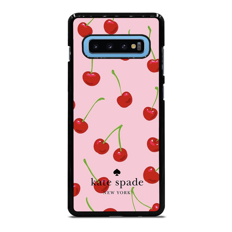 KATE SPADE NEW YORK LOGO CHERRY ICON Samsung Galaxy S10 Plus Case Cover