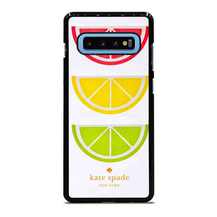 KATE SPADE NEW YORK LOGO COLORFUL LEMON ICON Samsung Galaxy S10 Plus Case Cover