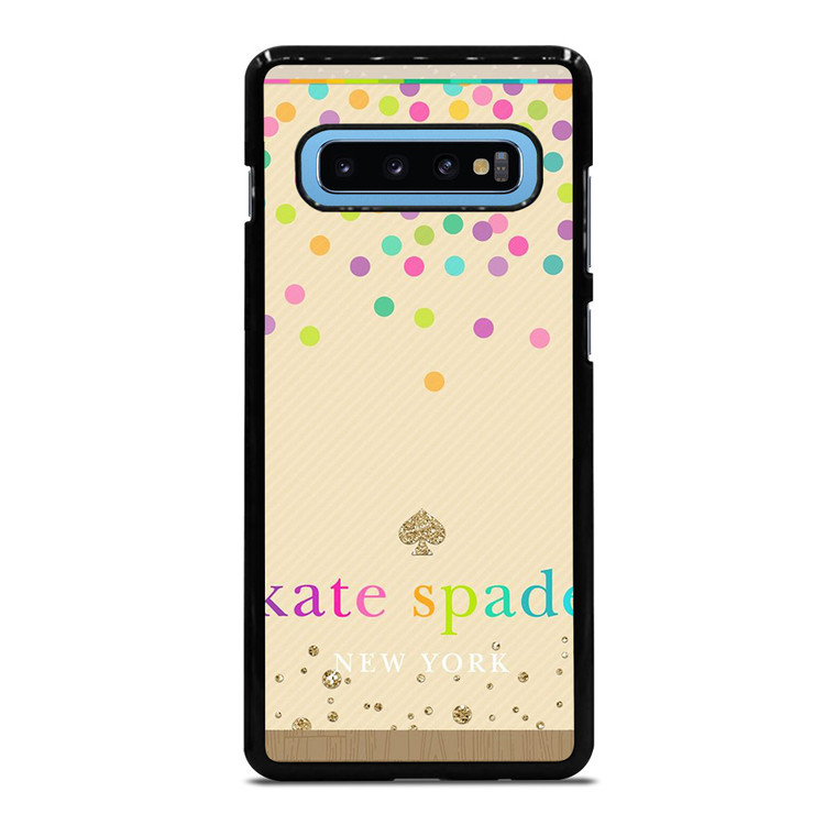 KATE SPADE NEW YORK LOGO COLORFUL POLKADOTS Samsung Galaxy S10 Plus Case Cover