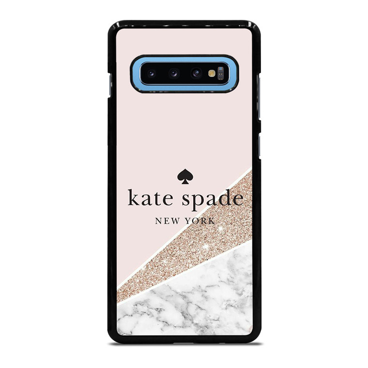 KATE SPADE NEW YORK LOGO SPARKLE MARBLE ICON Samsung Galaxy S10 Plus Case Cover