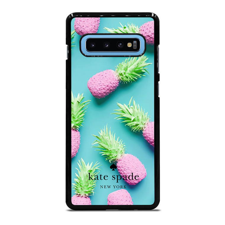 KATE SPADE NEW YORK LOGO SUMMER PINEAPPLE ICON Samsung Galaxy S10 Plus Case Cover