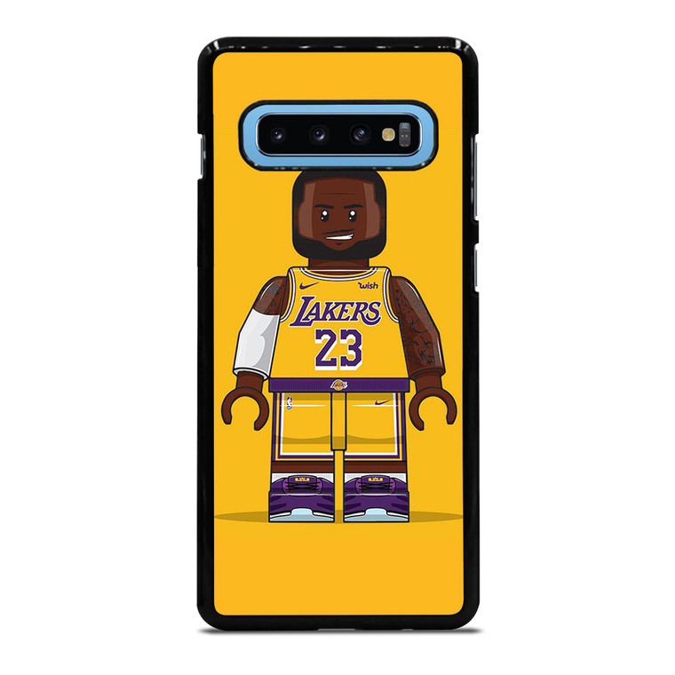 LEBRON JAMES LA LAKERS NBA LEGO BASKETBALL Samsung Galaxy S10 Plus Case Cover