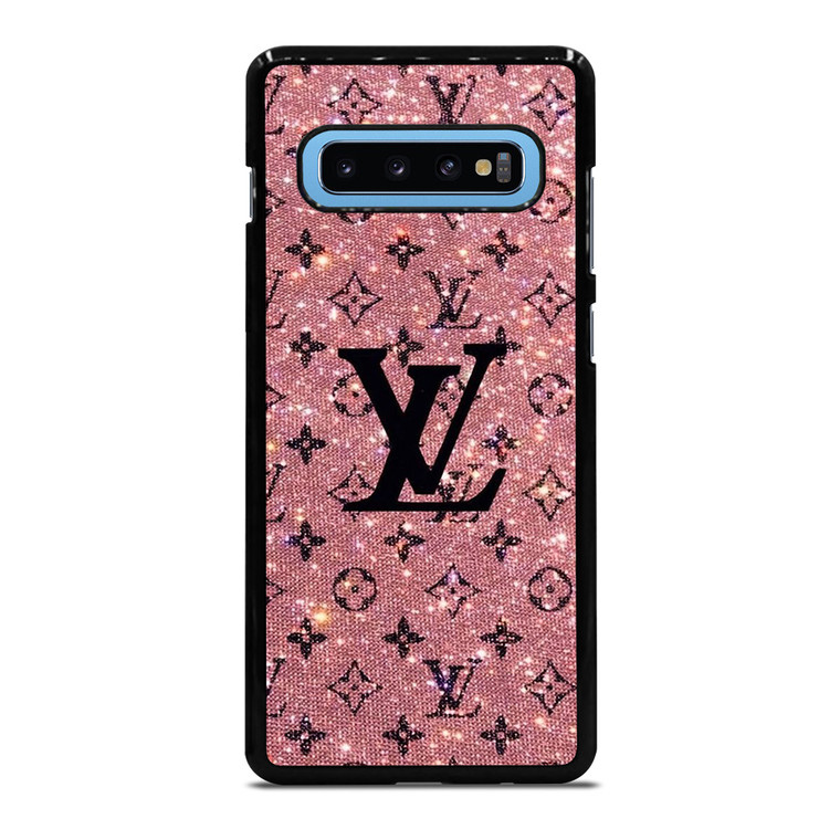 LOUIS VUITTON LV LOGO PINK SPARKLE Samsung Galaxy S10 Plus Case Cover
