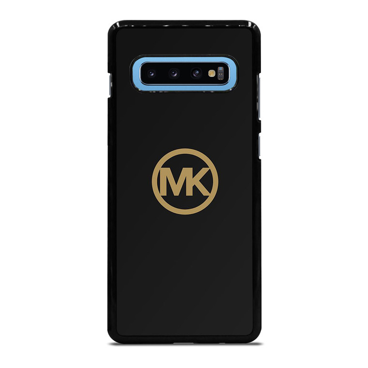 MICHAEL KORS MK LOGO BLACK GOLD Samsung Galaxy S10 Plus Case Cover