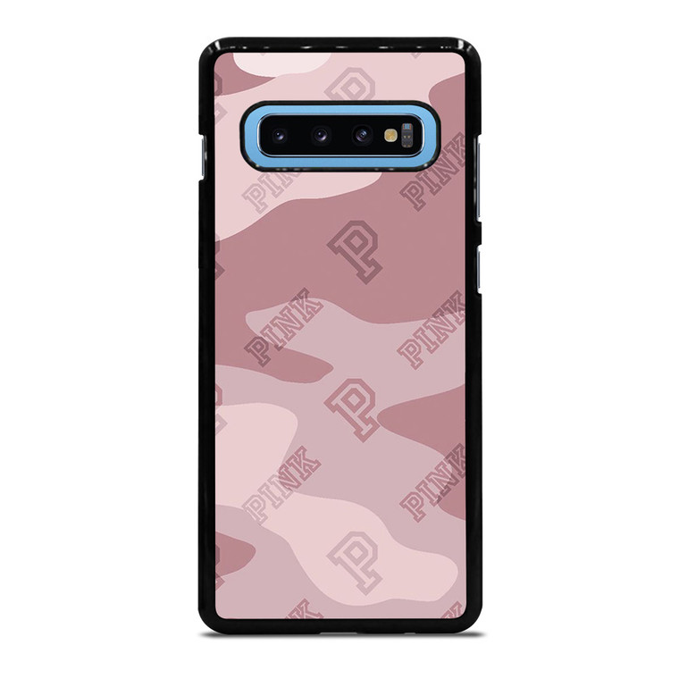 PINK NATION VICTORIA'S SECRET LOGO ICON CAMO Samsung Galaxy S10 Plus Case Cover