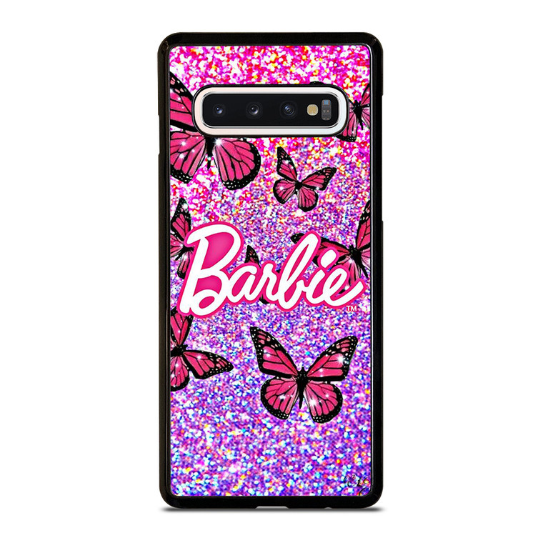BARBIE BUTTERFLY LOGO ICON PINK Samsung Galaxy S10 Case Cover