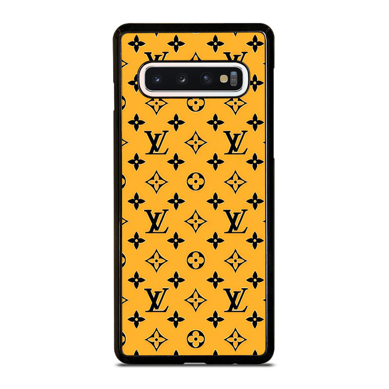 LOUIS VUITTON LV YELLOW PATERN ICON LOGO Samsung Galaxy S10 Case Cover