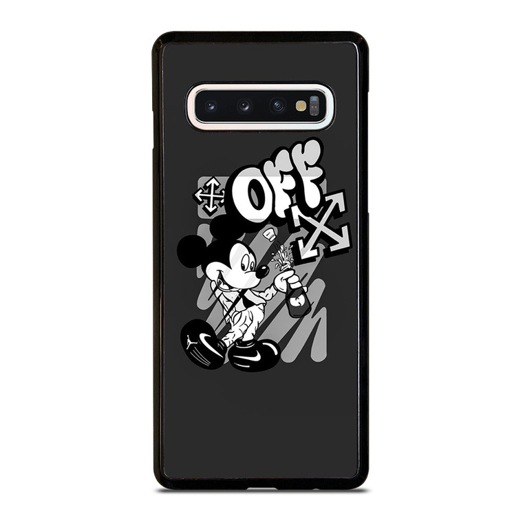 MICKEY MOUSE OFF WHITE LOGO Samsung Galaxy S10 Case Cover