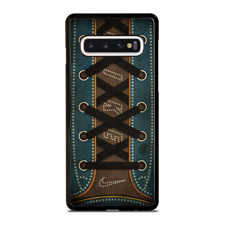 NIKE LOGO SHOE LACE ICON Samsung Galaxy S10 Case Cover