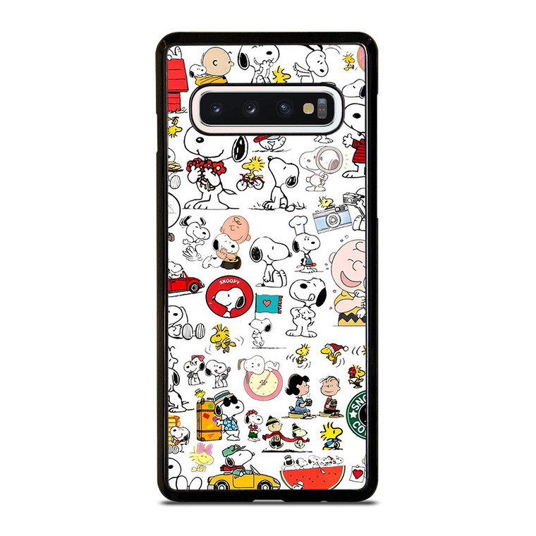 SNOOPY COFFEE THE PEANUTS Samsung Galaxy S10 Case Cover