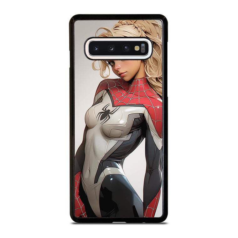 SPIDER GIRL SEXY MARVEL COMICS CARTOON Samsung Galaxy S10 Case Cover