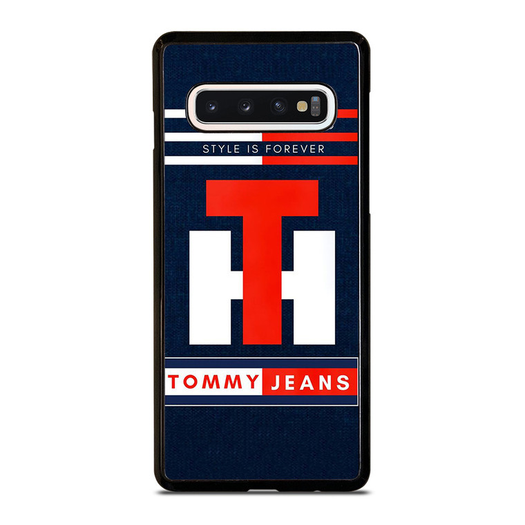 TOMMY HILFIGER JEANS TH LOGO STYLE IS FOREVER Samsung Galaxy S10 Case Cover