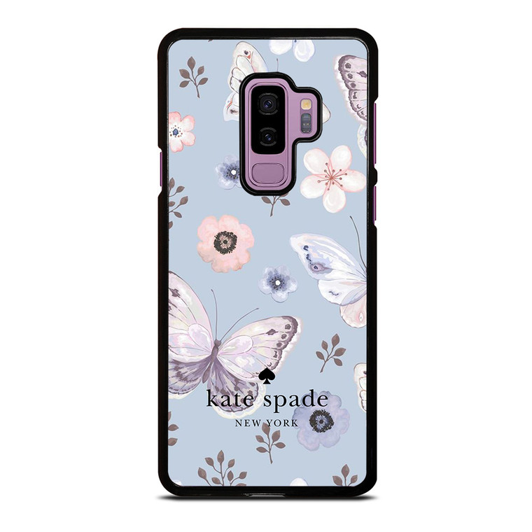 KATE SPADE NEW YORK LOGO BUTTERFLY PATTERN Samsung Galaxy S9 Plus Case Cover