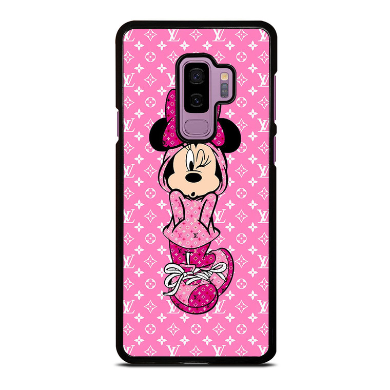 LOUIS VUITTON LV LOGO PINK MINNIE MOUSE Samsung Galaxy S9 Plus Case Cover