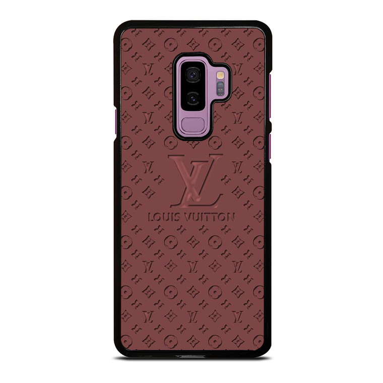 LOUIS VUITTON LV ROSE BROWN LOGO ICON Samsung Galaxy S9 Plus Case Cover