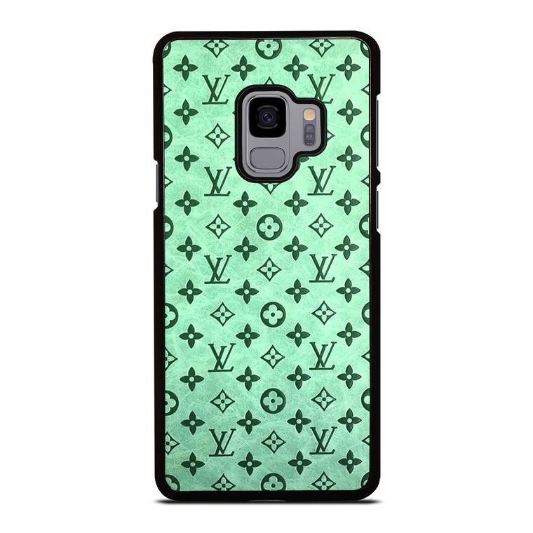 LOUIS VUITTON LOGO GREEN ICON PATTERN Samsung Galaxy S9 Case Cover