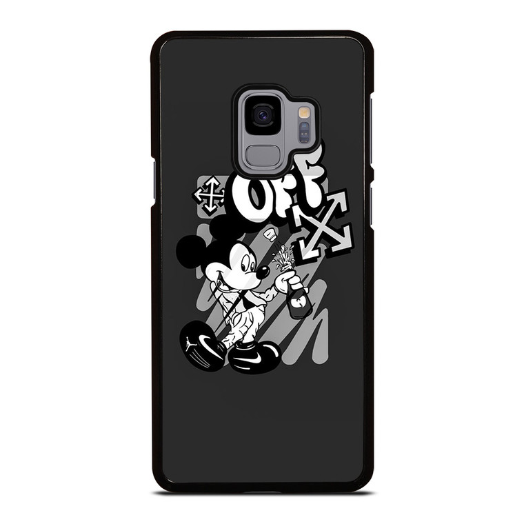 MICKEY MOUSE OFF WHITE LOGO Samsung Galaxy S9 Case Cover