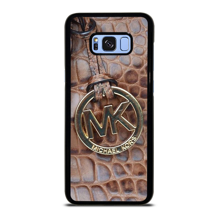MICHAEL KORS BROWN LEATHER Samsung Galaxy S8 Plus Case Cover