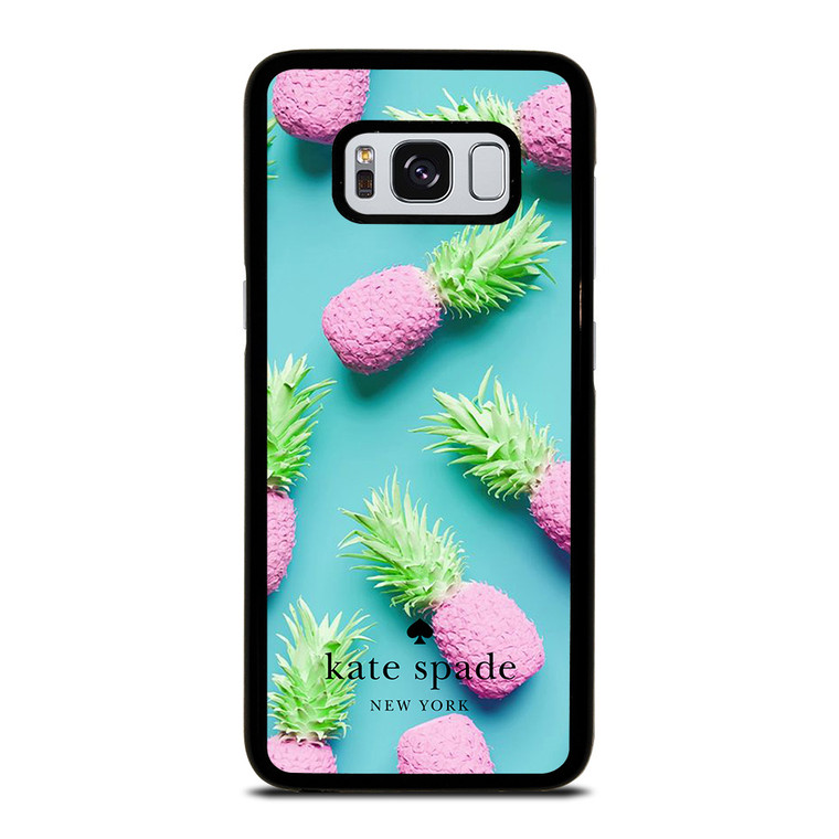 KATE SPADE NEW YORK LOGO SUMMER PINEAPPLE ICON Samsung Galaxy S8 Case Cover