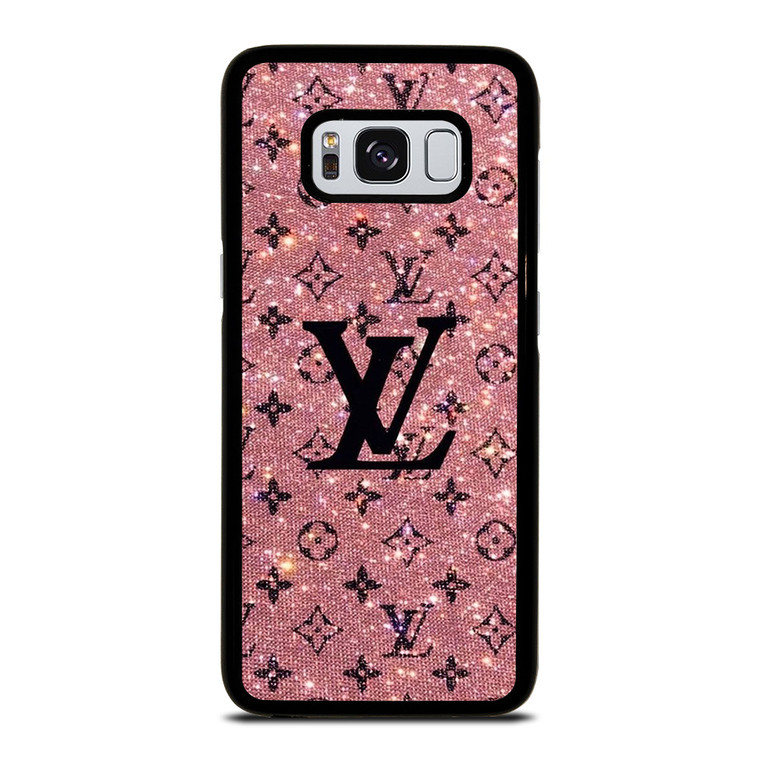 LOUIS VUITTON LV LOGO PINK SPARKLE Samsung Galaxy S8 Case Cover