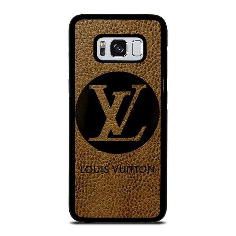 LOUIS VUITTON PARIS LV LOGO LEATHER Samsung Galaxy S8 Case Cover