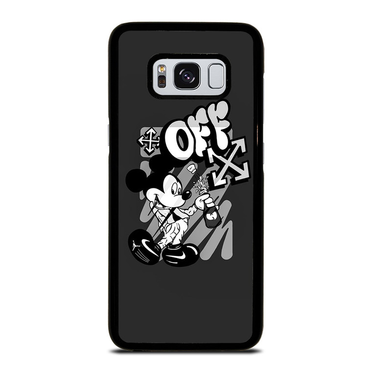 MICKEY MOUSE OFF WHITE LOGO Samsung Galaxy S8 Case Cover