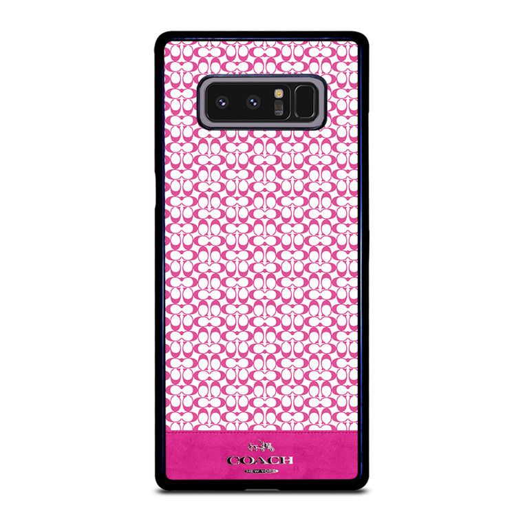 COACH NEW YORK PINK LOGO Samsung Galaxy Note 8 Case Cover