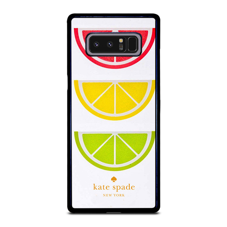 KATE SPADE NEW YORK LOGO COLORFUL LEMON ICON Samsung Galaxy Note 8 Case Cover