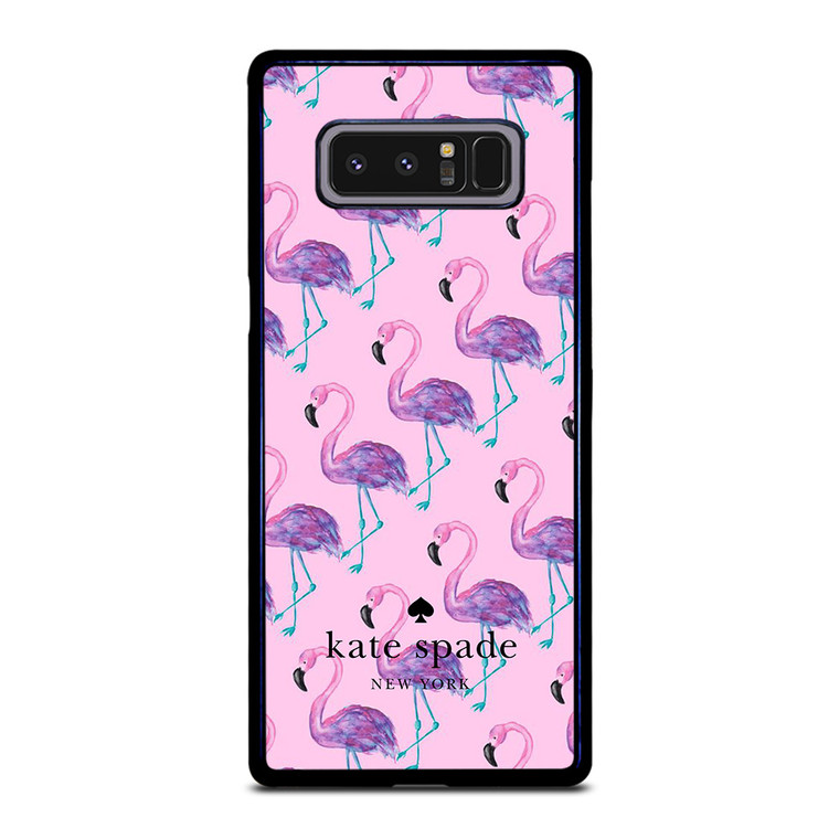 KATE SPADE NEW YORK LOGO FLAMENGOS PATTERN Samsung Galaxy Note 8 Case Cover