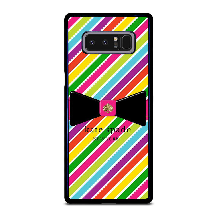 KATE SPADE NEW YORK LOGO STRIPE RIBBON ICON Samsung Galaxy Note 8 Case Cover