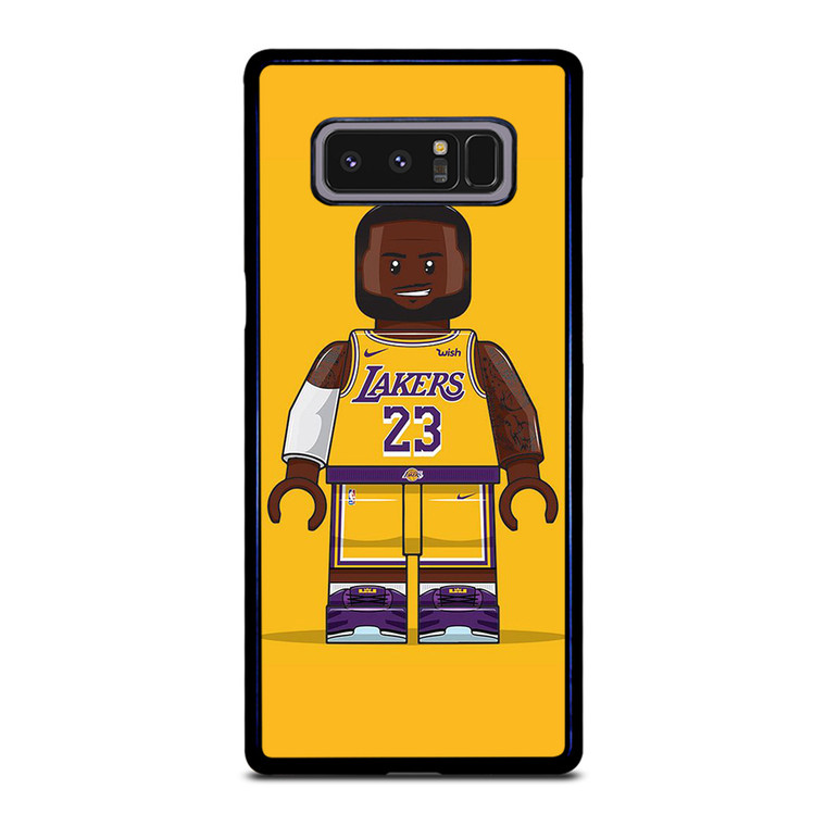 LEBRON JAMES LA LAKERS NBA LEGO BASKETBALL Samsung Galaxy Note 8 Case Cover