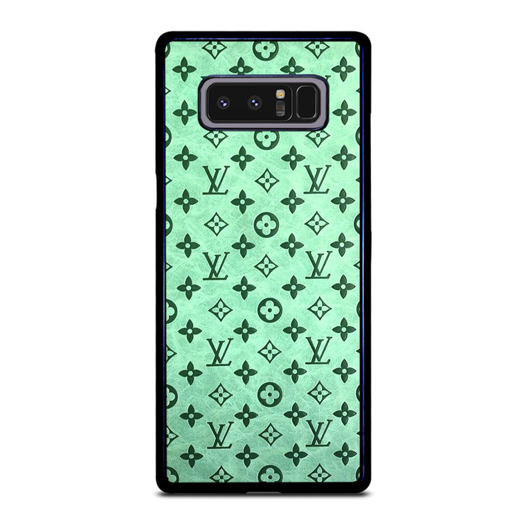 LOUIS VUITTON LOGO GREEN ICON PATTERN Samsung Galaxy Note 8 Case Cover