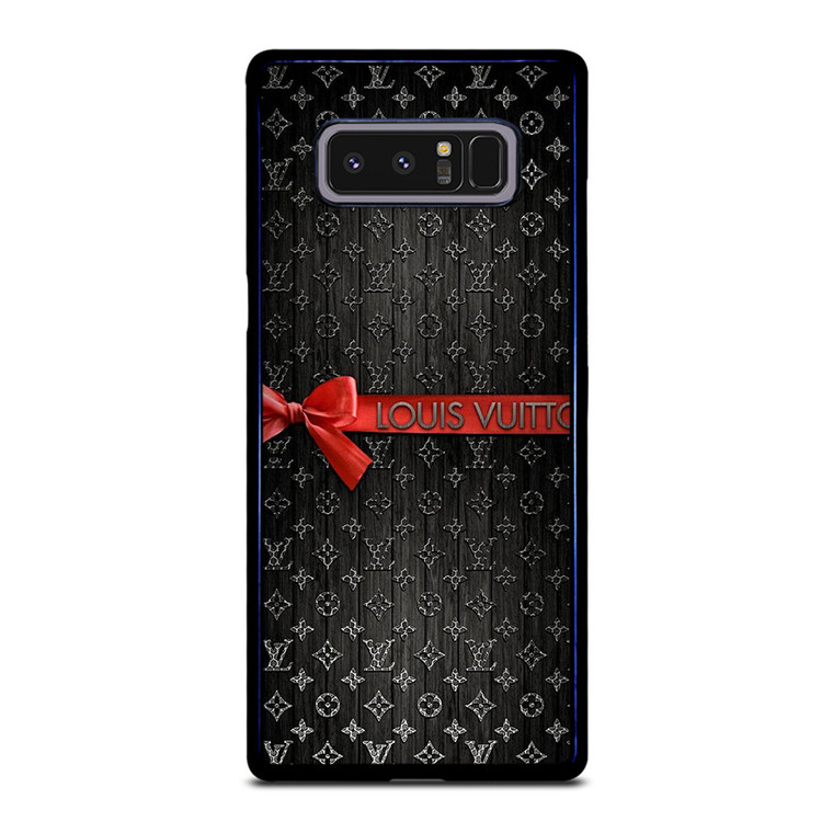 LOUIS VUITTON LV LOGO PATTERN RED RIBBON Samsung Galaxy Note 8 Case Cover