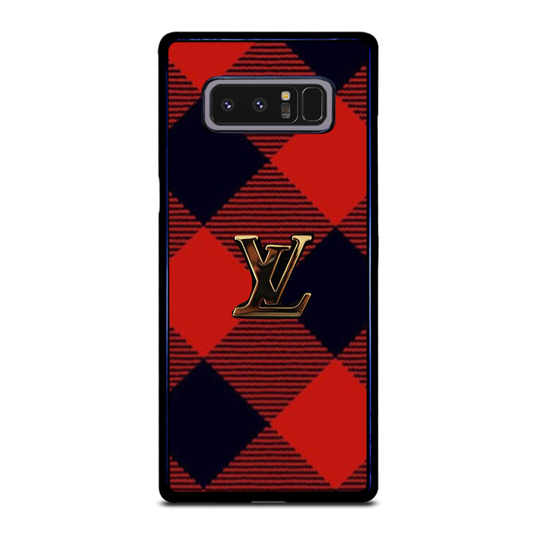 LOUIS VUITTON LV LOGO PATTERN RED Samsung Galaxy Note 8 Case Cover