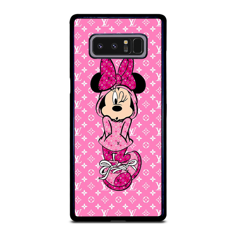 LOUIS VUITTON LV LOGO PINK MINNIE MOUSE Samsung Galaxy Note 8 Case Cover