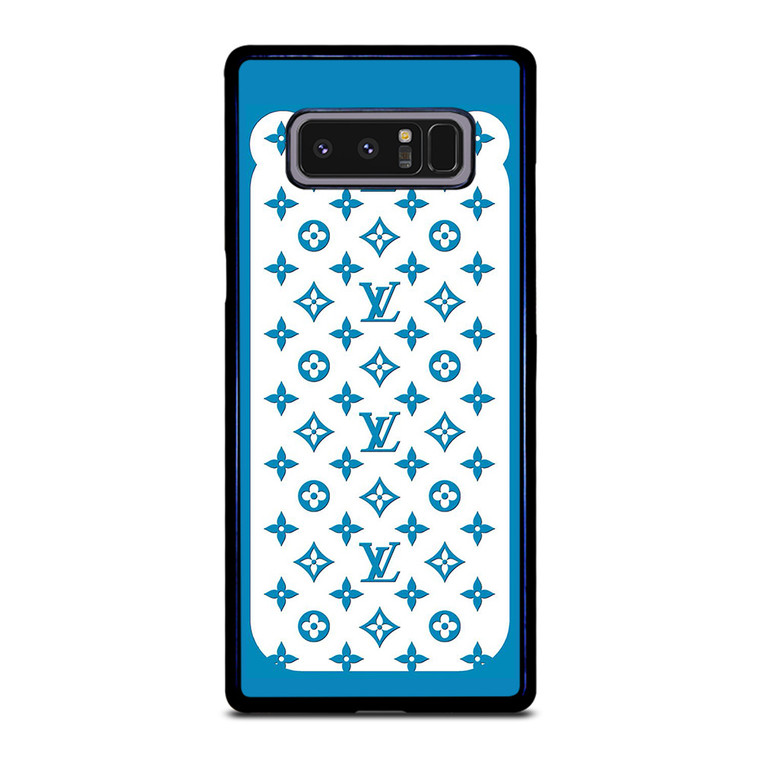 LOUIS VUITTON PATERN ICON LOGO BLUE Samsung Galaxy Note 8 Case Cover