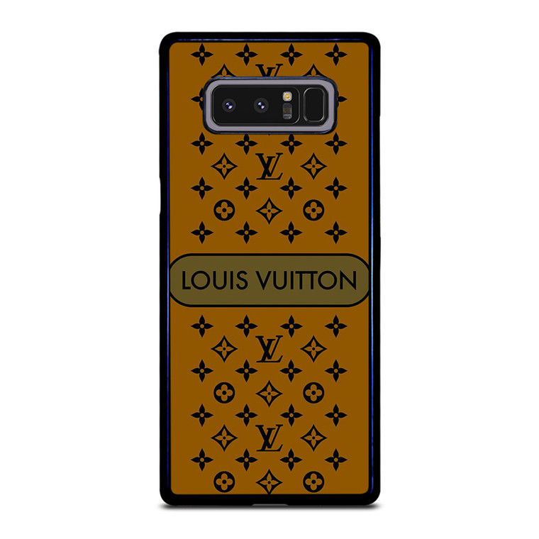 LOUIS VUITTON PATTERN LV LOGO ICON GOLD Samsung Galaxy Note 8 Case Cover