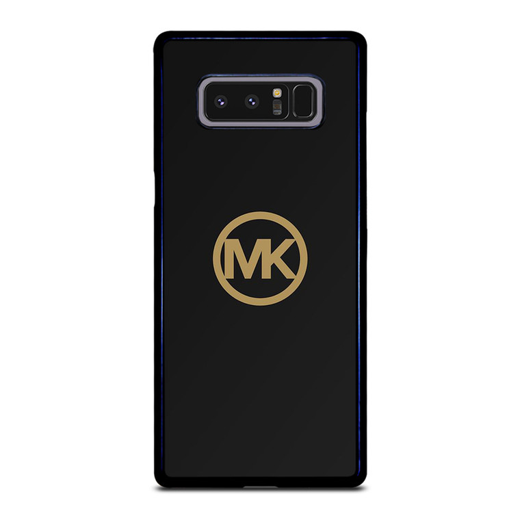 MICHAEL KORS MK LOGO BLACK GOLD Samsung Galaxy Note 8 Case Cover