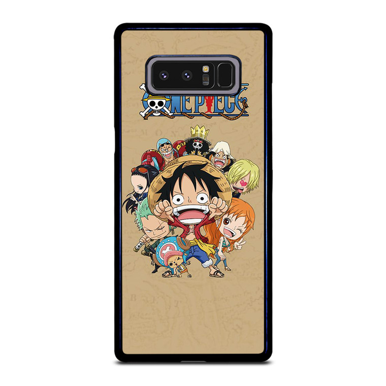 ONE PIECE CUTE MINI CHARACTER ANIME MANGE Samsung Galaxy Note 8 Case Cover