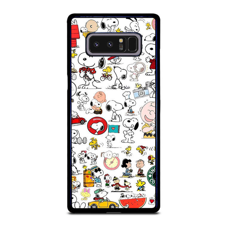 SNOOPY COFFEE THE PEANUTS Samsung Galaxy Note 8 Case Cover