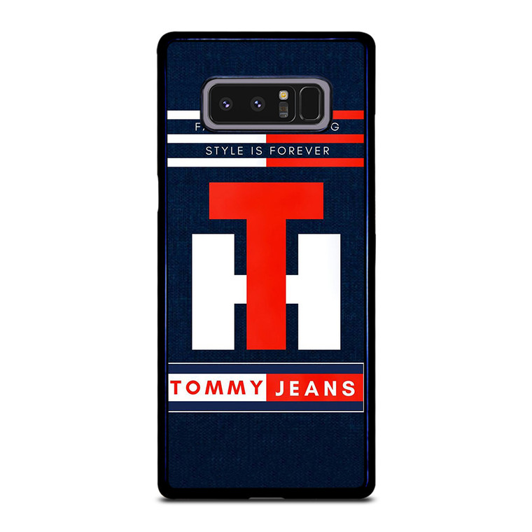 TOMMY HILFIGER JEANS TH LOGO STYLE IS FOREVER Samsung Galaxy Note 8 Case Cover