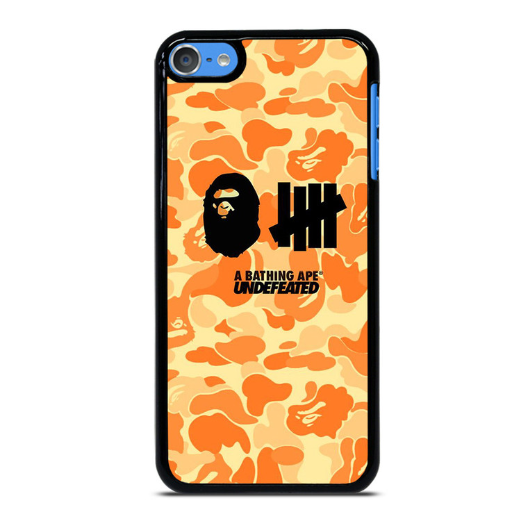 BATHING APE UNDEFEATED ORANGE CAMO iPod Touch 7 Case Cover