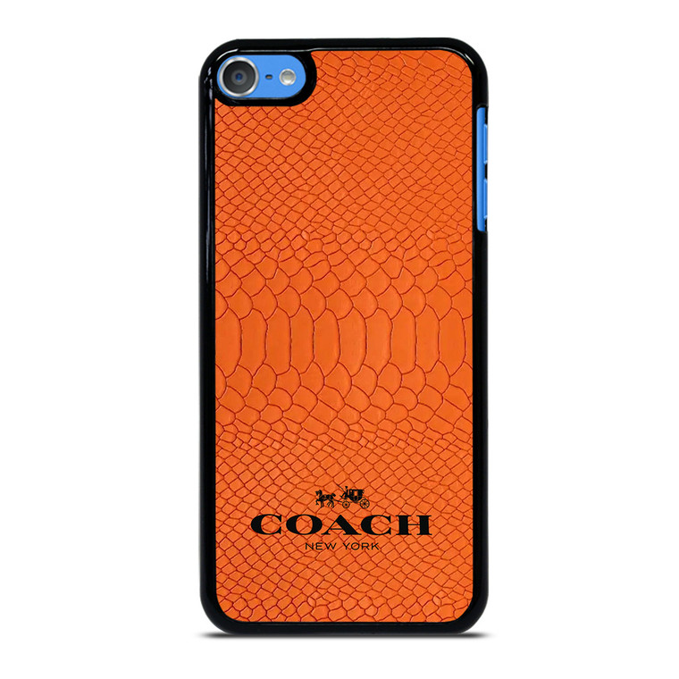 COACH NEW YORK LOGO ORANGE SKIN iPod Touch 7 Case Cover