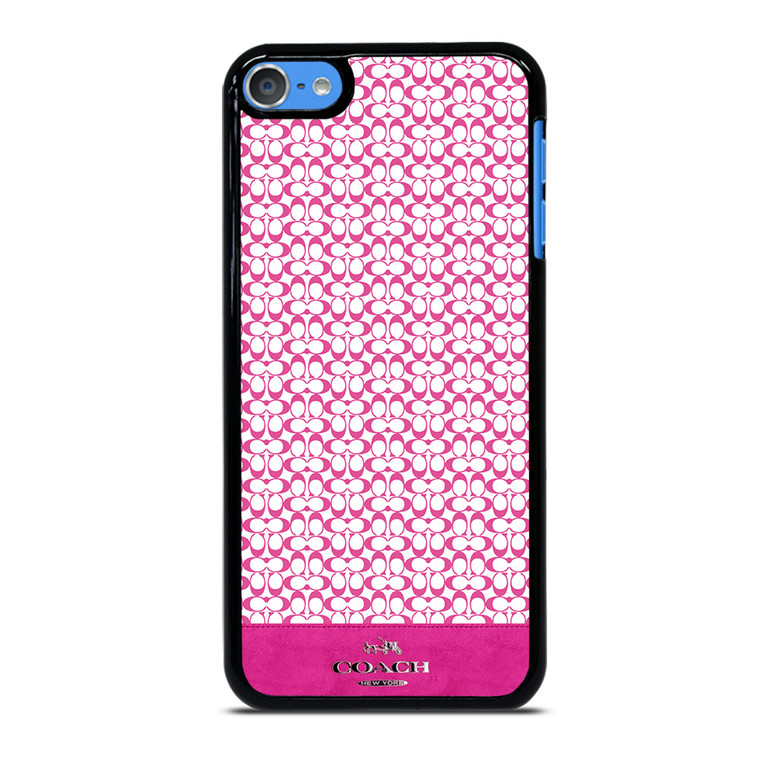 COACH NEW YORK PINK LOGO iPod Touch 7 Case Cover