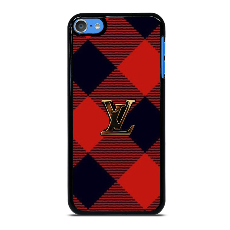 LOUIS VUITTON LV LOGO PATTERN RED iPod Touch 7 Case Cover