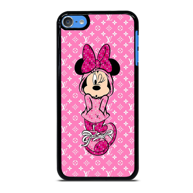 LOUIS VUITTON LV LOGO PINK MINNIE MOUSE iPod Touch 7 Case Cover
