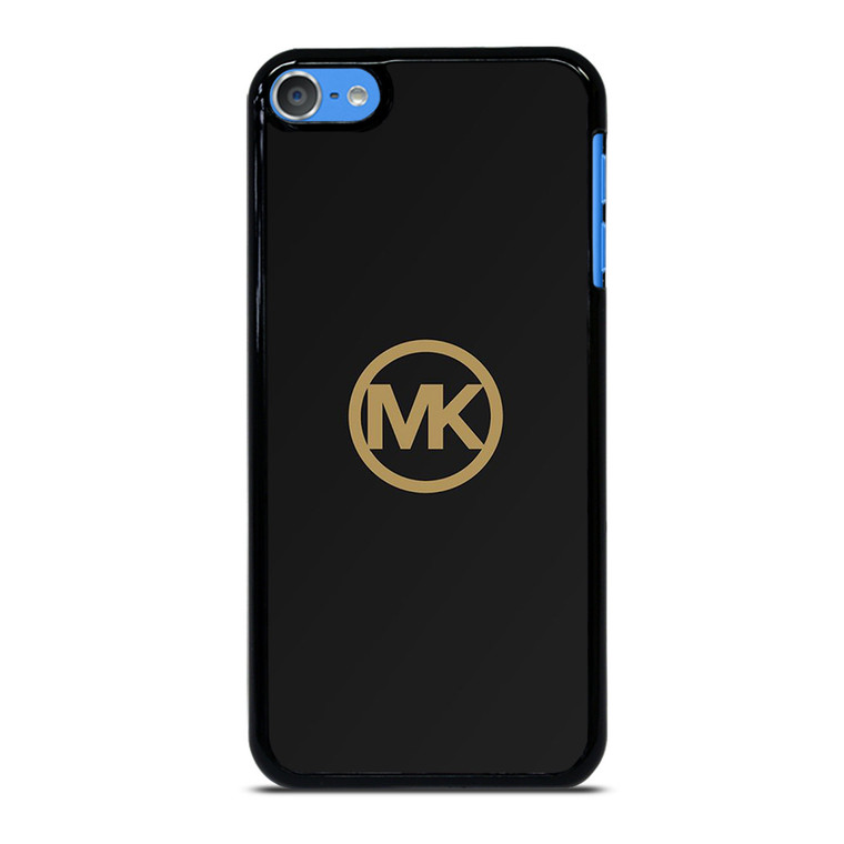 MICHAEL KORS MK LOGO BLACK GOLD iPod Touch 7 Case Cover